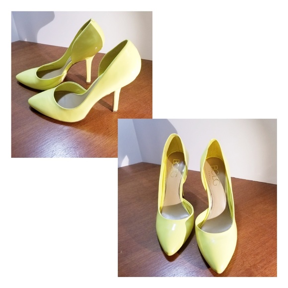 BCBG Shoes - BCBG Paris, Pale Yellow, stiletto heels